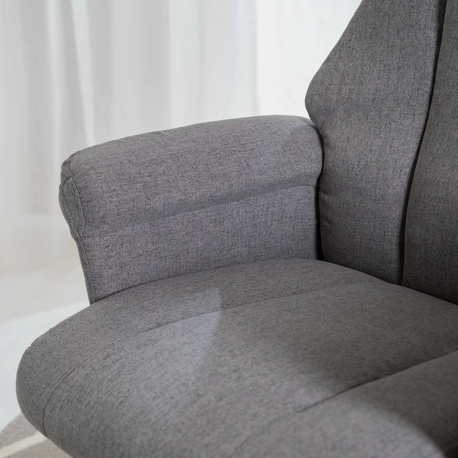 Furnitive Chaise de bureau Barking - Gris 5 Furnitive Chaise de bureau Barking - Gris – Image 3