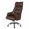 Furnitive Chaise de bureau Grately - Microfibre / Nylon - Marron / Noir -Chaises Boutique 1000218362 220330 010 IMAGE P000000001000218362