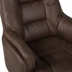 Furnitive Chaise de bureau Grately - Microfibre / Nylon - Marron / Noir 35 Furnitive Chaise de bureau Grately - Microfibre / Nylon - Marron / Noir -Chaises Boutique 1000218362 220330 055 DETAILS P000000001000218362