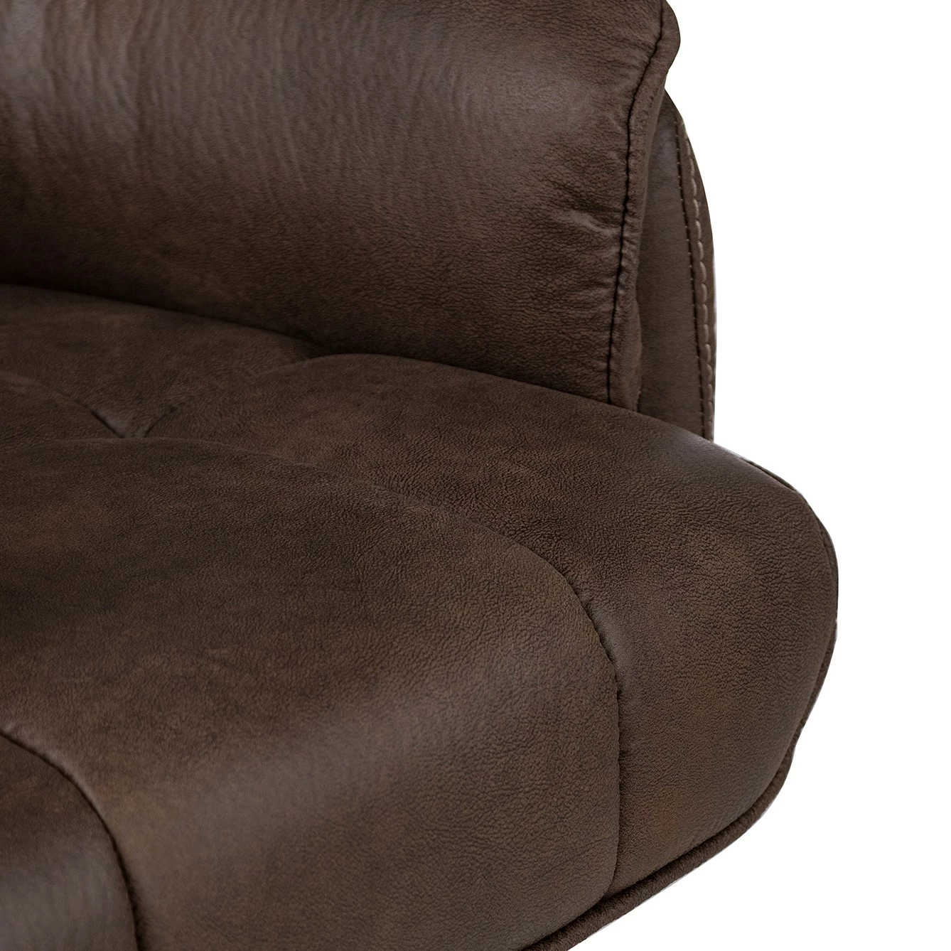 Furnitive Chaise de bureau Grately - Microfibre / Nylon - Marron / Noir 19 Furnitive Chaise de bureau Grately - Microfibre / Nylon - Marron / Noir – Image 17