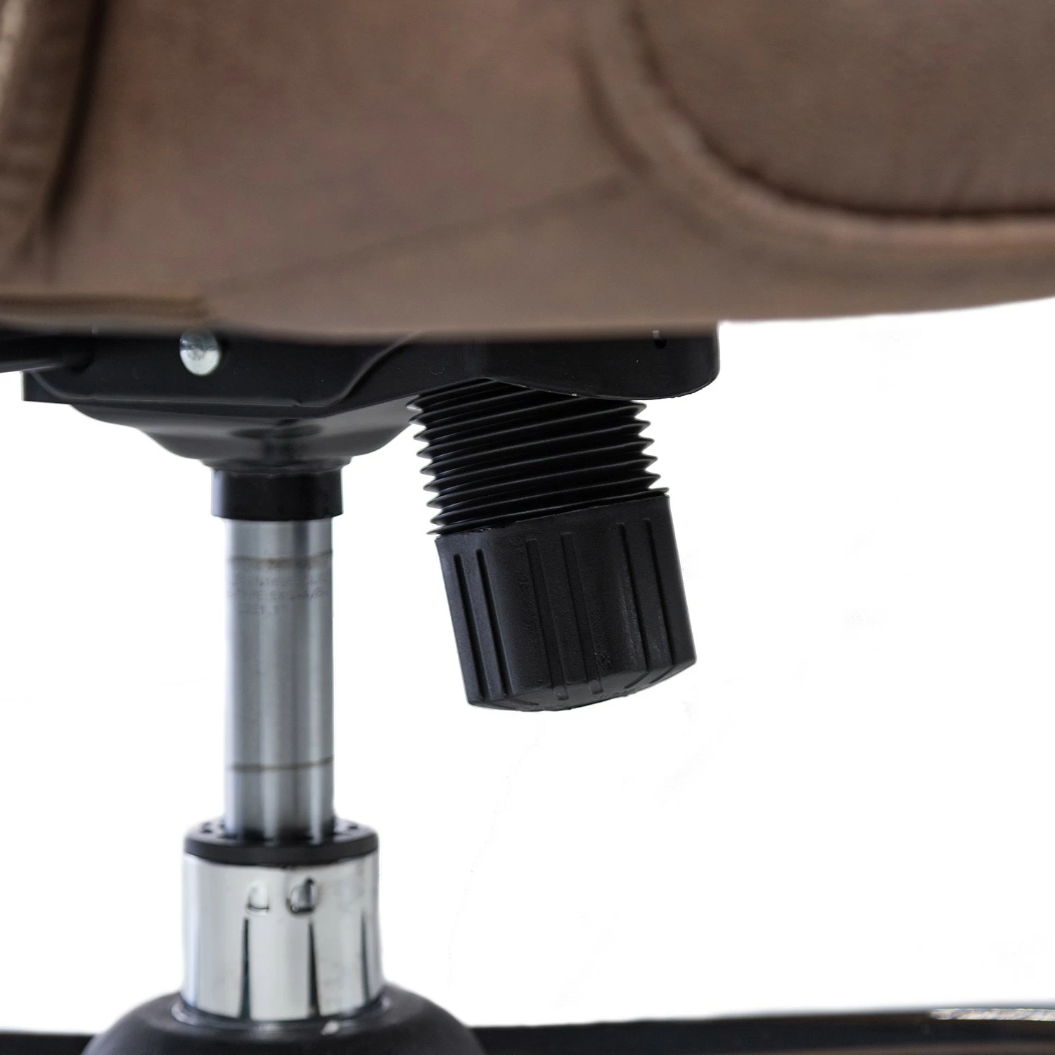 Furnitive Chaise de bureau Grately - Microfibre / Nylon - Marron / Noir 21 Furnitive Chaise de bureau Grately - Microfibre / Nylon - Marron / Noir – Image 19