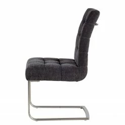 Ars manufacti Chaises cantilever Stawley I (lot de 2) - Tissage à plat / Acier inoxydable - Gris foncé / Acier inoxydable 21 Ars manufacti Chaises cantilever Stawley I (lot de 2) - Tissage à plat / Acier inoxydable - Gris foncé / Acier inoxydable -Chaises Boutique 1000218417 210208 08474300024 DETAILS P000000001000218417