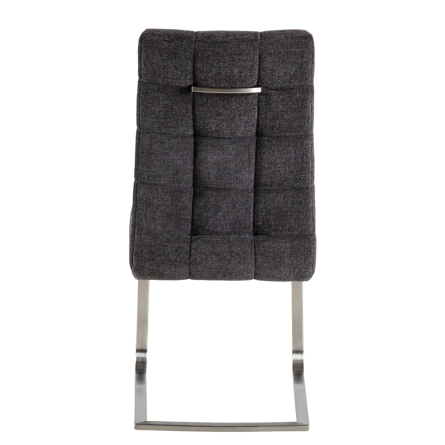 Ars manufacti Chaises cantilever Stawley I (lot de 2) - Tissage à plat / Acier inoxydable - Gris foncé / Acier inoxydable 7 Ars manufacti Chaises cantilever Stawley I (lot de 2) - Tissage à plat / Acier inoxydable - Gris foncé / Acier inoxydable – Image 5