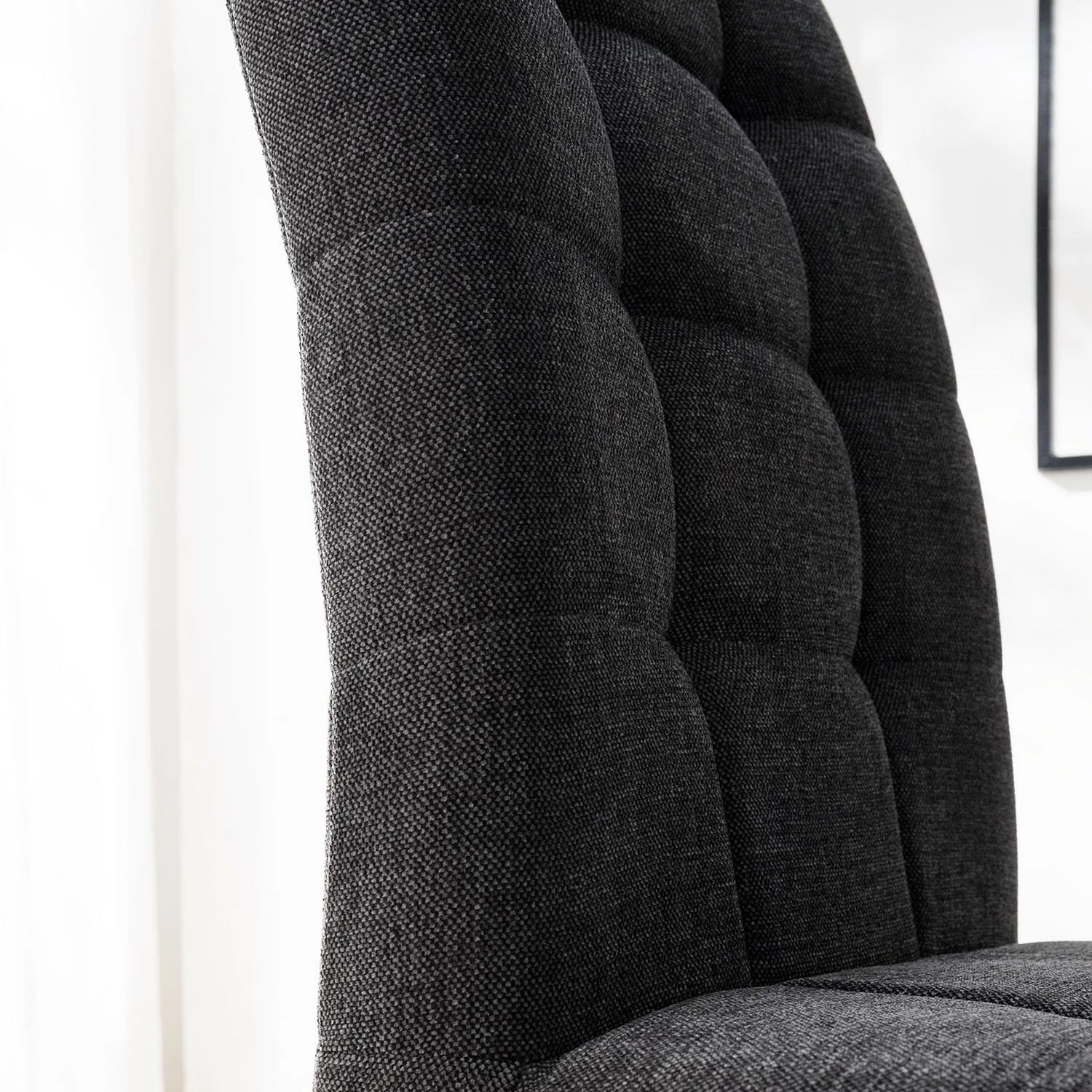 Ars manufacti Chaises cantilever Stawley I (lot de 2) - Tissage à plat / Acier inoxydable - Gris foncé / Acier inoxydable 12 Ars manufacti Chaises cantilever Stawley I (lot de 2) - Tissage à plat / Acier inoxydable - Gris foncé / Acier inoxydable – Image 10