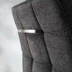 Ars manufacti Chaises cantilever Stawley I (lot de 2) - Tissage à plat / Acier inoxydable - Gris foncé / Acier inoxydable 28 Ars manufacti Chaises cantilever Stawley I (lot de 2) - Tissage à plat / Acier inoxydable - Gris foncé / Acier inoxydable -Chaises Boutique 1000218417 210224 13104100004 DETAILS P000000001000218417