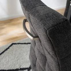 Ars manufacti Chaises cantilever Stawley I (lot de 2) - Tissage à plat / Acier inoxydable - Gris foncé / Acier inoxydable 29 Ars manufacti Chaises cantilever Stawley I (lot de 2) - Tissage à plat / Acier inoxydable - Gris foncé / Acier inoxydable -Chaises Boutique 1000218417 210224 13104100005 DETAILS P000000001000218417