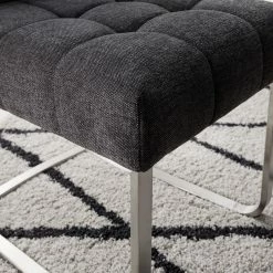 Ars manufacti Chaises cantilever Stawley I (lot de 2) - Tissage à plat / Acier inoxydable - Gris foncé / Acier inoxydable 30 Ars manufacti Chaises cantilever Stawley I (lot de 2) - Tissage à plat / Acier inoxydable - Gris foncé / Acier inoxydable -Chaises Boutique 1000218417 210224 13104100006 DETAILS P000000001000218417