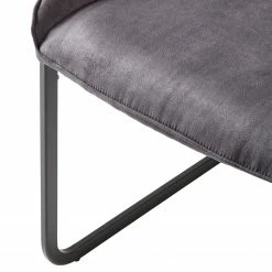 Fredriks Chaises cantilever Nadros (lot de 2) - Microfibre / Métal - Gris vintage / Noir mat 28 Fredriks Chaises cantilever Nadros (lot de 2) - Microfibre / Métal - Gris vintage / Noir mat -Chaises Boutique 1000218451 210120 13454000006 DETAILS P000000001000218451