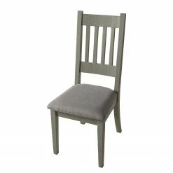 Maison Belfort Chaises Lavalle (lot de 2) - Pin massif - Gris clair / Gris -Chaises Boutique 1000224202 210607 14273400005 DETAILS P000000001000224202