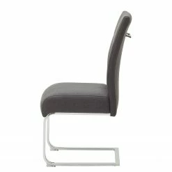 Fredriks Chaises cantilever Oxhill (lot de 2) - maille fin / Acier - Anthracite / Chrome -Chaises Boutique 1000224873 201016 12355300111 DETAILS P000000001000224873