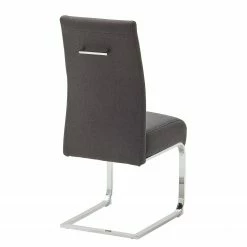 Fredriks Chaises cantilever Oxhill (lot de 2) - maille fin / Acier - Anthracite / Chrome -Chaises Boutique 1000224873 201016 12355400112 DETAILS P000000001000224873