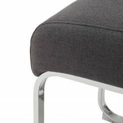 Fredriks Chaises cantilever Oxhill (lot de 2) - maille fin / Acier - Anthracite / Chrome -Chaises Boutique 1000224873 201016 12355800115 DETAILS P000000001000224873