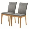 Schösswender Chaises capitonnées Roberto II(lot de 2) - Microfibre / Duramen de hêtre massif - Gris / Duramen de hêtre -Chaises Boutique 1000225949 200923 06234300017 IMAGE P000000001000225949