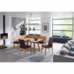 Schösswender Chaises capitonnées Roberto I (lot de 2) - Imitation cuir / Duramen de hêtre massif - Marron foncé / Duramen de hêtre -Chaises Boutique 1000225954 200923 06242300046 MOOD DETAILS P000000001000225954 mood