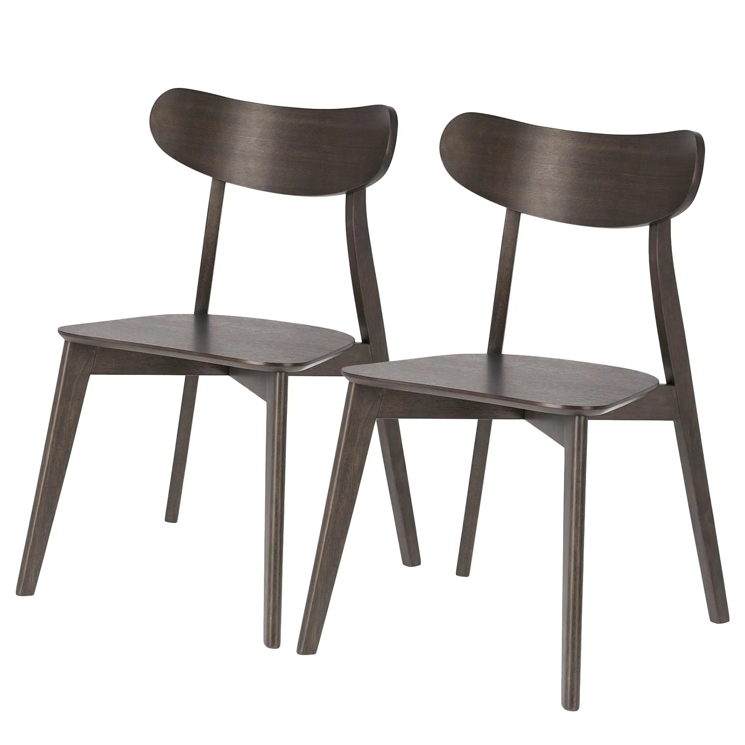 Norrwood Chaises Sakyla (lot de 2) - Frêne foncé 3 Norrwood Chaises Sakyla (lot de 2) - Frêne foncé