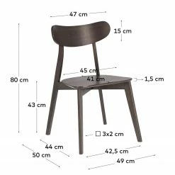 Norrwood Chaises Sakyla (lot de 2) - Frêne foncé 15 Norrwood Chaises Sakyla (lot de 2) - Frêne foncé -Chaises Boutique 1000225984 200917 06364100039 SKETCH DETAILS P000000001000225984 sketch