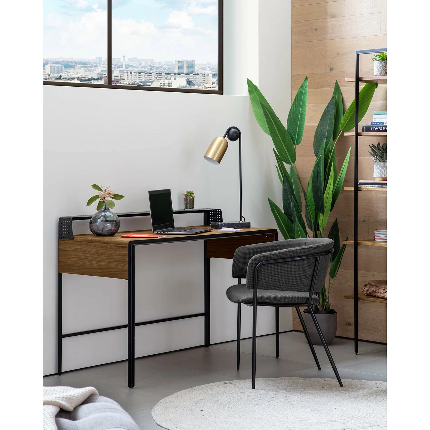 Jack & Alice Chaises à accoudoirs Vilhena IV (2 él.) - Gris foncé 5 Jack & Alice Chaises à accoudoirs Vilhena IV (2 él.) - Gris foncé – Image 3