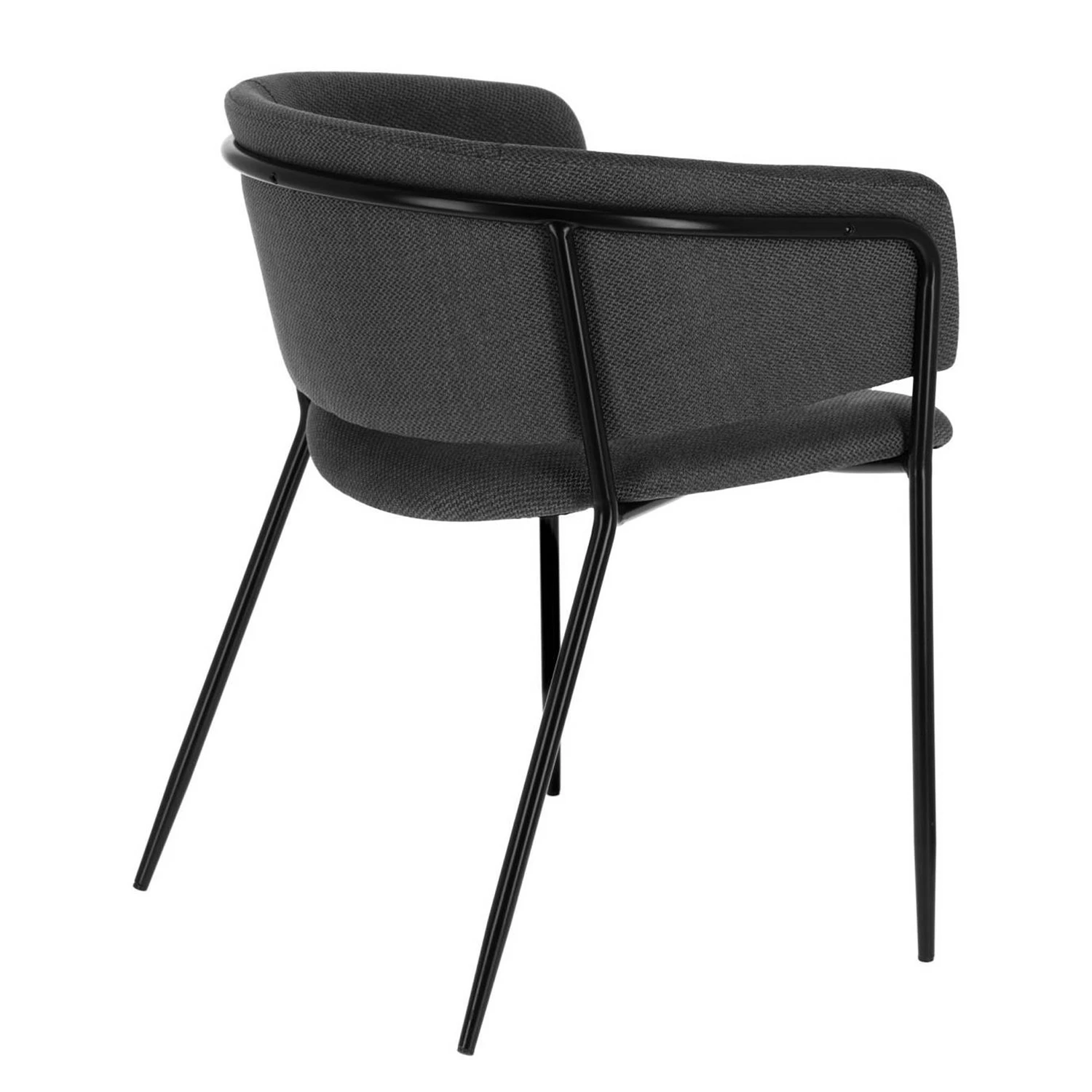 Jack & Alice Chaises à accoudoirs Vilhena IV (2 él.) - Gris foncé 7 Jack & Alice Chaises à accoudoirs Vilhena IV (2 él.) - Gris foncé – Image 5