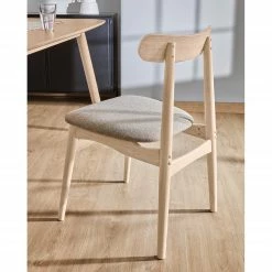 Norrwood Chaises Apukka (lot de 2) - Tissu / Hévéa massif - Sahara -Chaises Boutique 1000226015 200917 06390900266 DETAILS P000000001000226015