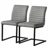 Ars manufacti Chaises Finga III (lot de 2) - Tissage à plat / Fer - Gris / Noir 1 Ars manufacti Chaises Finga III (lot de 2) - Tissage à plat / Fer - Gris / Noir -Chaises Boutique 1000226368 210608 14152300001 IMAGE P000000001000226368