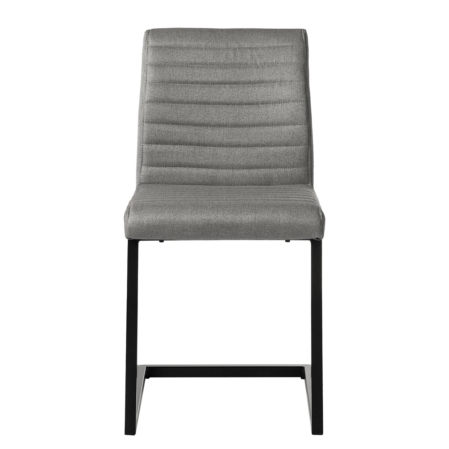 Ars manufacti Chaises Finga III (lot de 2) - Tissage à plat / Fer - Gris / Noir 6 Ars manufacti Chaises Finga III (lot de 2) - Tissage à plat / Fer - Gris / Noir – Image 4