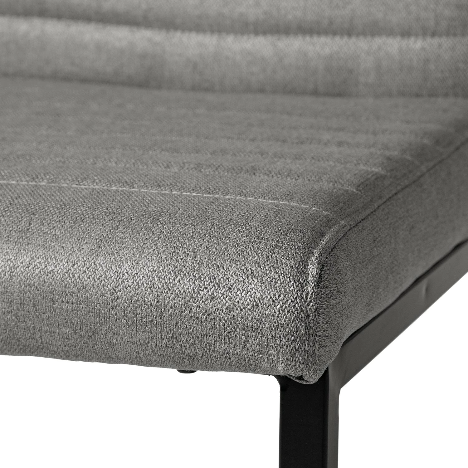 Ars manufacti Chaises Finga III (lot de 2) - Tissage à plat / Fer - Gris / Noir 17 Ars manufacti Chaises Finga III (lot de 2) - Tissage à plat / Fer - Gris / Noir – Image 15