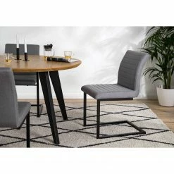 Ars manufacti Chaises Finga III (lot de 2) - Tissage à plat / Fer - Gris / Noir 22 Ars manufacti Chaises Finga III (lot de 2) - Tissage à plat / Fer - Gris / Noir -Chaises Boutique 1000226368 210929 100237000023 MOOD DETAILS P000000001000226368 mood