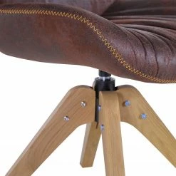 Red Living Chaises capitonnées Wilbur (lot de 2) - Marron vintage -Chaises Boutique 1000227838 201016 13355600085 DETAILS P000000001000227838