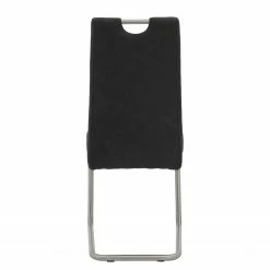 Loftscape Chaise cantilever Wisches - Microfibre / Acier inoxydable - Anthracite - Lot de 2 -Chaises Boutique 1000228907 201104 15385500006 DETAILS P000000001000228907