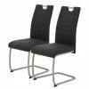 Loftscape Chaise cantilever Wisches - Microfibre / Acier inoxydable - Anthracite - Lot de 2 -Chaises Boutique 1000228907 210622 10495100043 IMAGE P000000001000228907