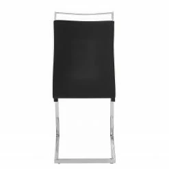 Loftscape Chaises cantilever Ibos (lot de 2) - Imitation cuir - Chrome - Noir 10 Loftscape Chaises cantilever Ibos (lot de 2) - Imitation cuir - Chrome - Noir -Chaises Boutique 1000229580 201104 14080000044 DETAILS P000000001000229580