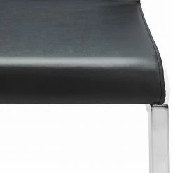 Loftscape Chaises cantilever Ibos (lot de 2) - Imitation cuir - Chrome - Noir 11 Loftscape Chaises cantilever Ibos (lot de 2) - Imitation cuir - Chrome - Noir -Chaises Boutique 1000229580 201104 14080100045 DETAILS P000000001000229580