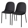 Loftscape Chaises Borny I (lot de 2) - Matière plastique - Fer - Noir 2 Loftscape Chaises Borny I (lot de 2) - Matière plastique - Fer - Noir -Chaises Boutique 1000229589 210706 11394100015 IMAGE P000000001000229589