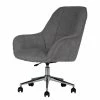 Furnitive Chaise de bureau Valady II - Microfibre / Fer - Gris / Chrome -Chaises Boutique 1000230741 220322 010 IMAGE P000000001000230741