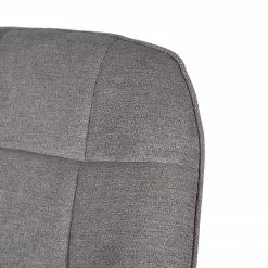 Furnitive Chaise de bureau Valady II - Microfibre / Fer - Gris / Chrome -Chaises Boutique 1000230741 220322 033 DETAILS P000000001000230741