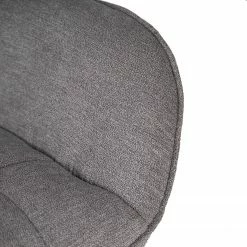 Furnitive Chaise de bureau Valady II - Microfibre / Fer - Gris / Chrome -Chaises Boutique 1000230741 220322 034 DETAILS P000000001000230741