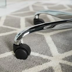 Furnitive Chaise de bureau Valady II - Microfibre / Fer - Gris / Chrome -Chaises Boutique 1000230741 220629 034 DETAILS P000000001000230741