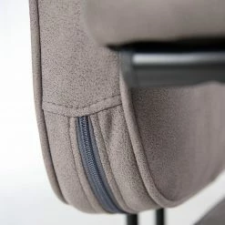 Furnitive Chaise de bureau Orlu I - Microfibre / Fer - Taupe vintage / Noir -Chaises Boutique 1000230752 220322 037 DETAILS P000000001000230752