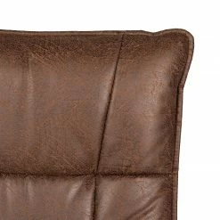Furnitive Fauteuil de bureau Wisdom - Microfibre / Matière plastique - Marron vintage / Noir -Chaises Boutique 1000230753 220330 035 DETAILS P000000001000230753