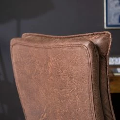 Furnitive Fauteuil de bureau Wisdom - Microfibre / Matière plastique - Marron vintage / Noir -Chaises Boutique 1000230753 220624 023 MOOD DETAILS P000000001000230753 mood