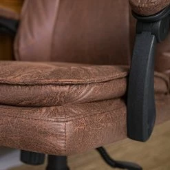 Furnitive Fauteuil de bureau Wisdom - Microfibre / Matière plastique - Marron vintage / Noir -Chaises Boutique 1000230753 220624 024 MOOD DETAILS P000000001000230753 mood
