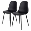Norrwood Chaises Renty I (lot de 2) - Imitation cuir / Acier - Noir -Chaises Boutique 1000231014 201125 16492200057 IMAGE P000000001000231014