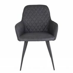 Red Living Chaises à accoudoirs Pierry I (lot de 2) - Imitation cuir / Acier - Gris vintage 19 Red Living Chaises à accoudoirs Pierry I (lot de 2) - Imitation cuir / Acier - Gris vintage -Chaises Boutique 1000231016 201125 16492300076 DETAILS P000000001000231016