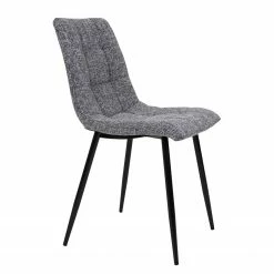 Loftscape Chaises capitonnées Ormoy III (lot de 2) - Tissu / Acier - Gris / Noir 16 Loftscape Chaises capitonnées Ormoy III (lot de 2) - Tissu / Acier - Gris / Noir -Chaises Boutique 1000231026 201125 16492700156 DETAILS P000000001000231026