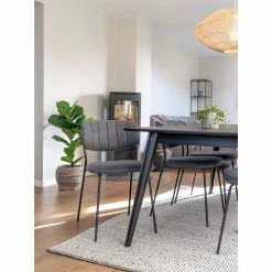 Loftscape Chaises capitonnées Muel I (lot de 2) - Tissu / Acier - Gris 17 Loftscape Chaises capitonnées Muel I (lot de 2) - Tissu / Acier - Gris -Chaises Boutique 1000231042 201125 16493200273 MOOD DETAILS P000000001000231042 mood