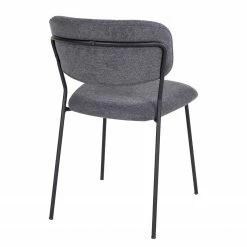 Loftscape Chaises capitonnées Muel I (lot de 2) - Tissu / Acier - Gris 21 Loftscape Chaises capitonnées Muel I (lot de 2) - Tissu / Acier - Gris -Chaises Boutique 1000231042 201125 16493200277 DETAILS P000000001000231042