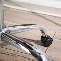 Furnitive Tabouret pivotant Leek - Imitation cuir / Métal - Blanc -Chaises Boutique 1000231308 220328 030 DETAILS P000000001000231308