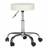 Furnitive Tabouret pivotant Leek - Imitation cuir / Métal - Blanc -Chaises Boutique 1000231308 220406 010 IMAGE P000000001000231308