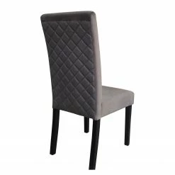 Loftscape Chaises capitonnées Moux (lot de 2) - Velours / Hévéa massif - Gris / Noir 11 Loftscape Chaises capitonnées Moux (lot de 2) - Velours / Hévéa massif - Gris / Noir -Chaises Boutique 1000232778 210504 11353300004 DETAILS P000000001000232778