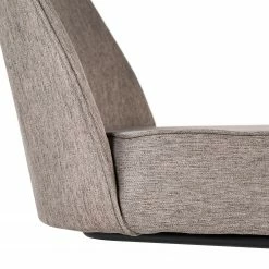 Fredriks Chaises cantilever Coggia (lot de 2) - Tissu / Fer - Cappuccino / Noir -Chaises Boutique 1000234595 210811 11595900047 DETAILS P000000001000234595